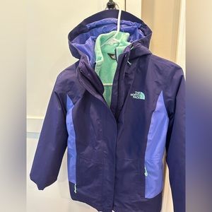 Women’s XS North Face 2 in 1 ski jacket